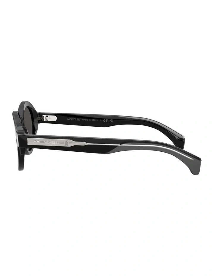Rondosa Acetate Sunglasses in Black image 2