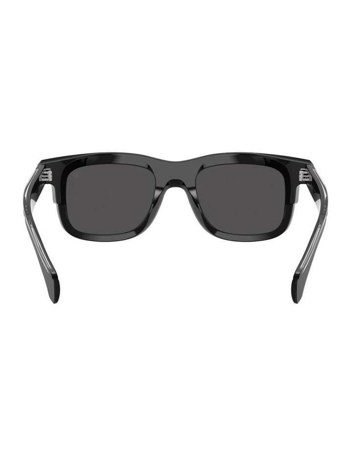Claro Acetate Sunglasses in Black image 3