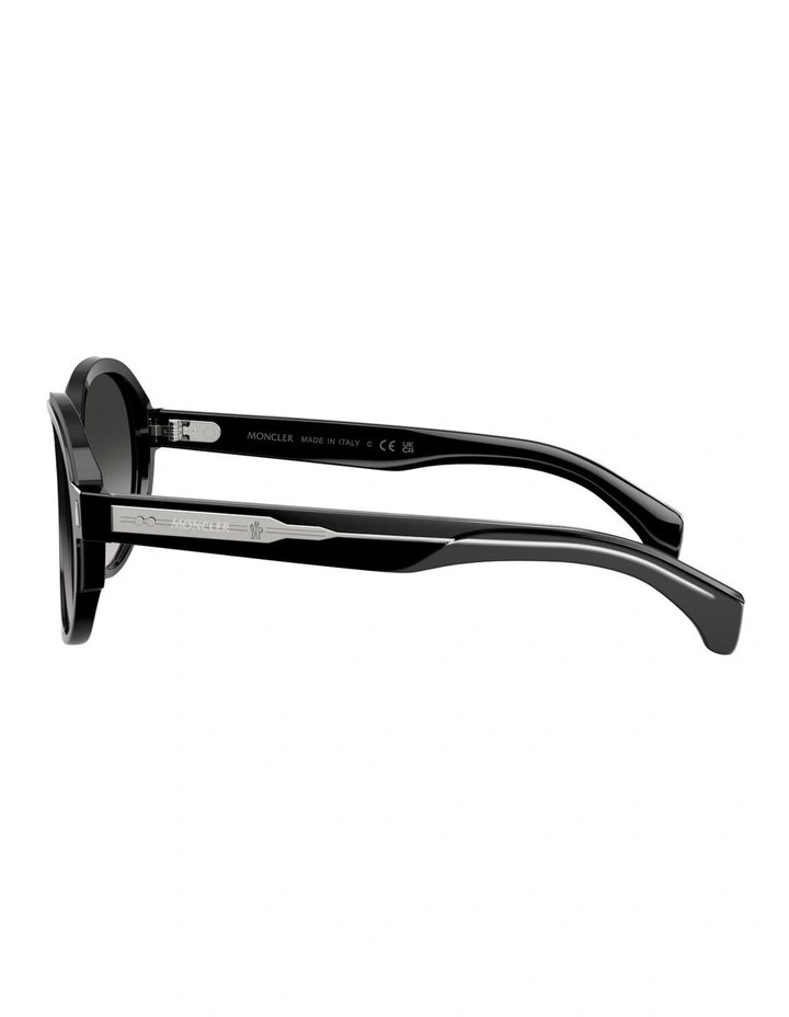 Swanspan Acetate Sunglasses in Black image 2
