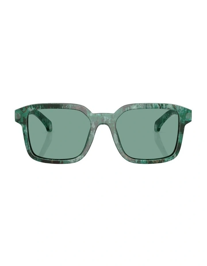 Quaderna Acetate Sunglasses in Brown image 1