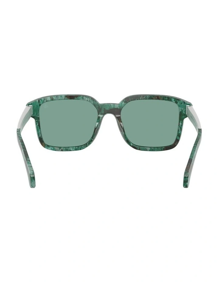 Quaderna Acetate Sunglasses in Brown image 3