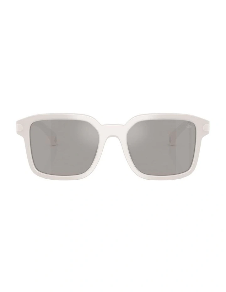 Quaderna Acetate Sunglasses in Grey image 1