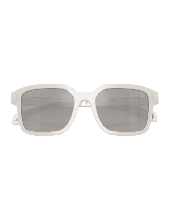 Quaderna Acetate Sunglasses in Grey image 3