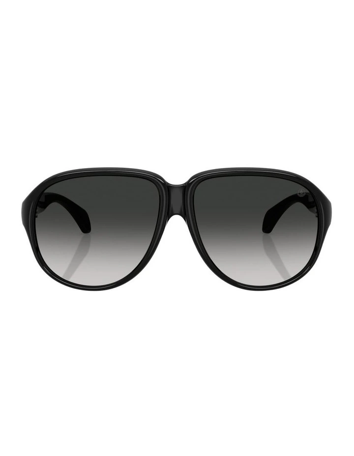 Halcyonne Injected Sunglasses in Black image 1