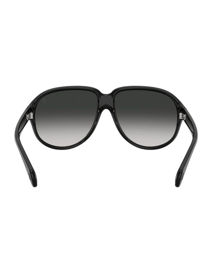 Halcyonne Injected Sunglasses in Black image 2