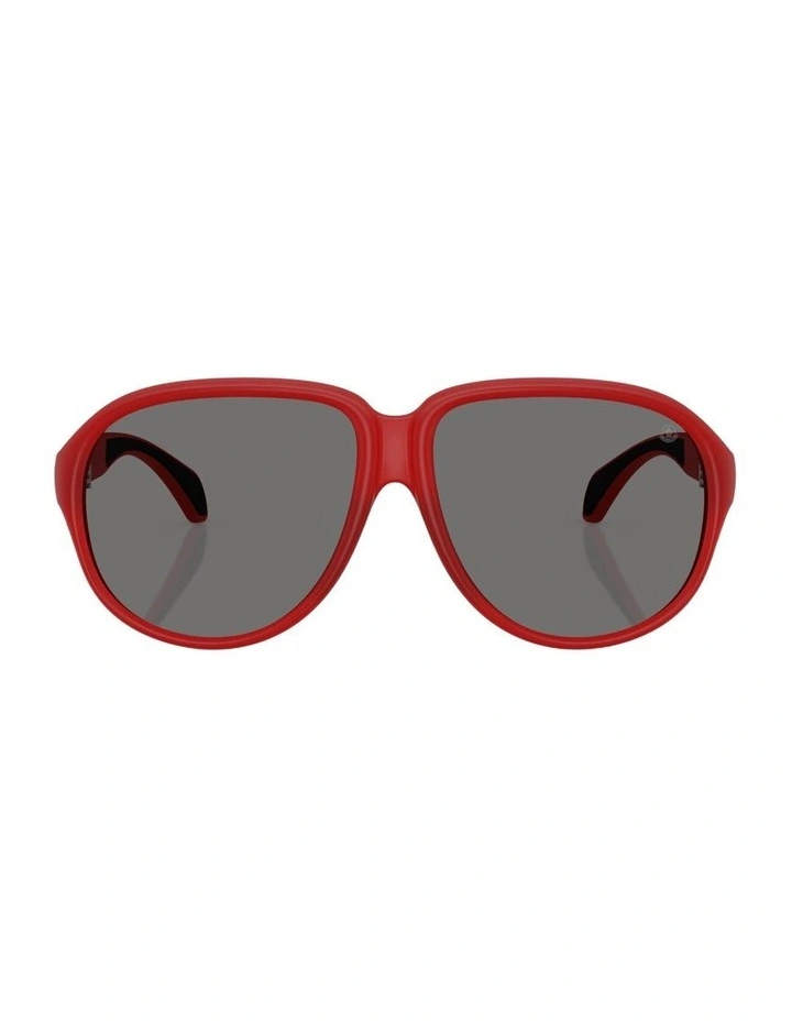 Halcyonne Injected Polarised Sunglasses in Red image 1