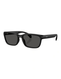 Slicka Injected Sunglasses in Black