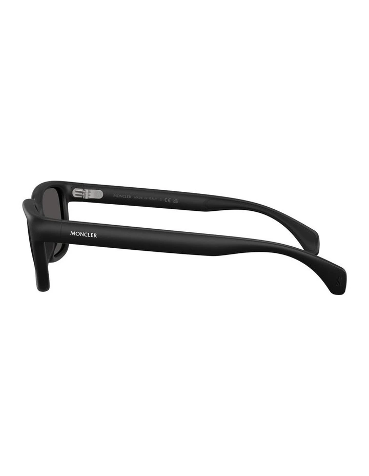 Slicka Injected Sunglasses in Black image 3