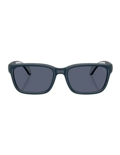 Slicka Injected Polarised Sunglasses in Blue