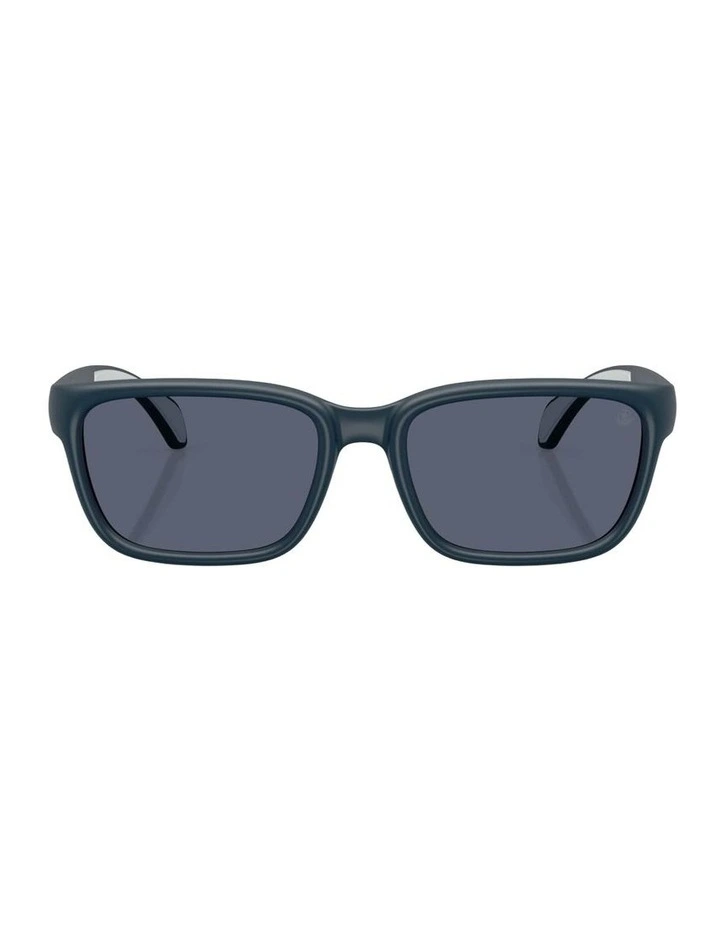 Slicka Injected Polarised Sunglasses in Blue image 1