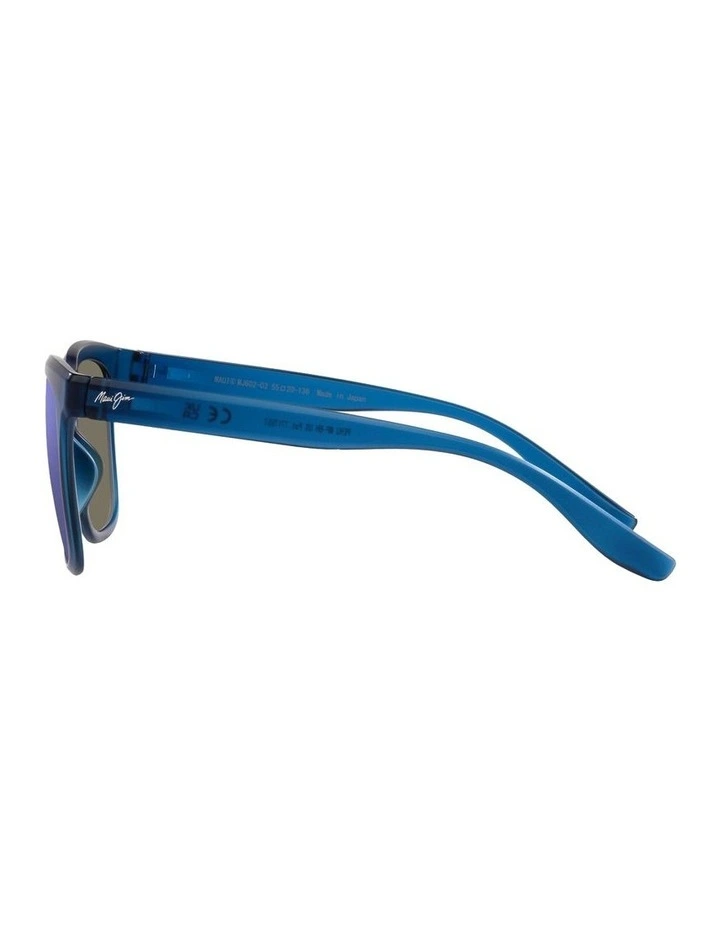 Pehu Nylon Polarised Sunglasses in Blue image 2