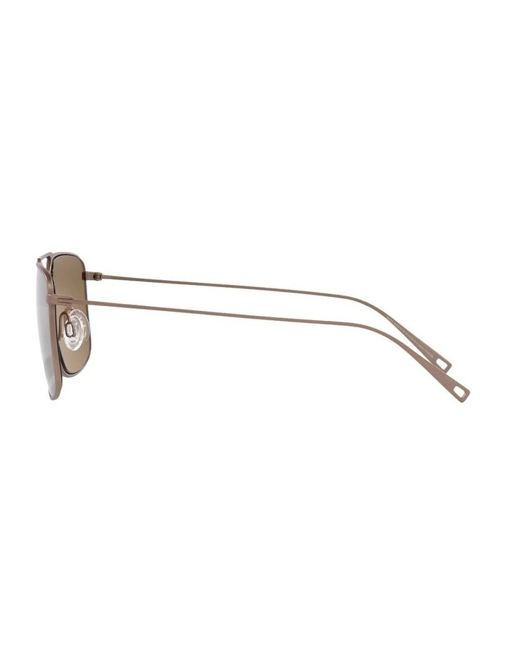 Aeko Titanium Polarised Sunglasses in Brown image 3