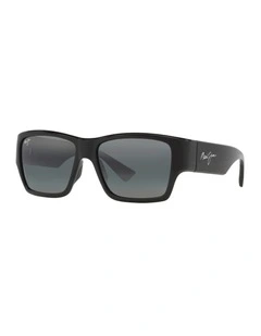 Maui Jim Kaolu Nylon Polarised Sunglasses in Black