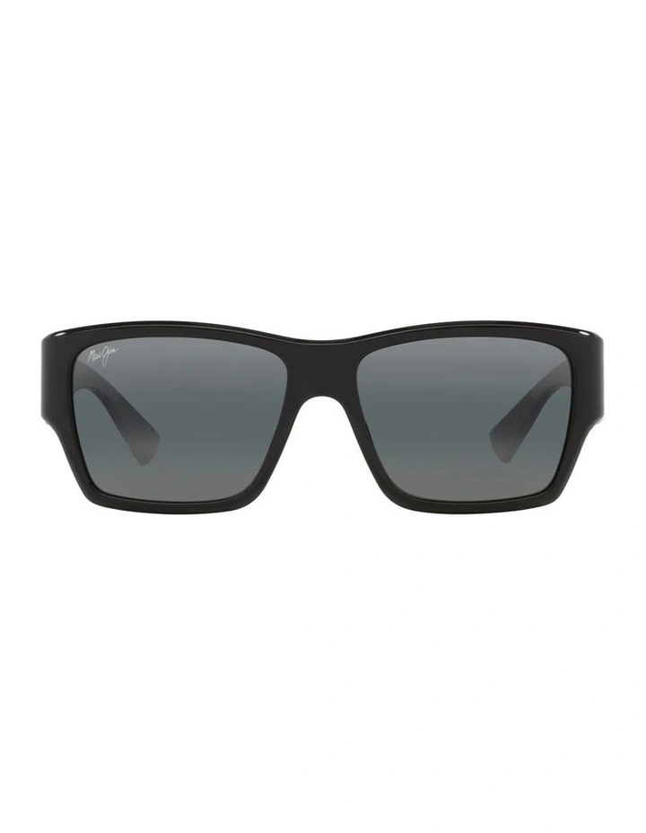 Maui Jim Kaolu Nylon Polarised Sunglasses in Black image 2