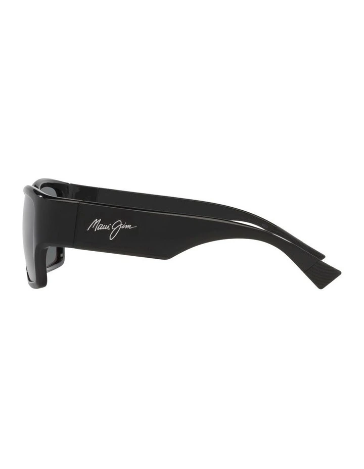 Maui Jim Kaolu Nylon Polarised Sunglasses in Black image 3