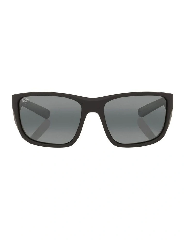 Amberjack Nylon Polarised Sunglasses in Black image 1