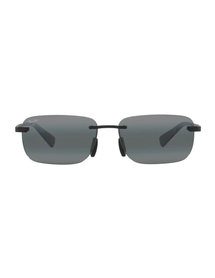 Lanakila Titanium Polarised Sunglasses in Black image 2