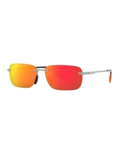 Lanakila Titanium Polarised Sunglasses in Silver