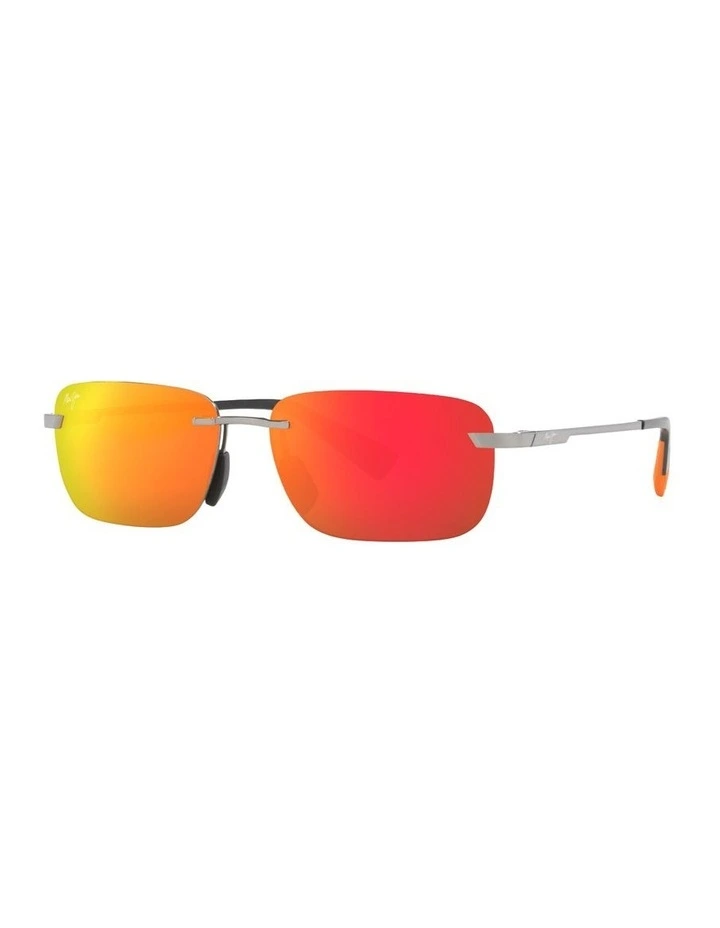 Lanakila Titanium Polarised Sunglasses in Silver image 1