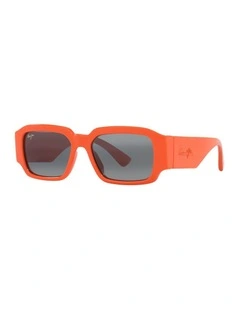 Kupale Nylon Polarised Sunglasses in Orange