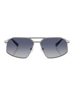 Mar Vista Metal Sunglasses in Grey