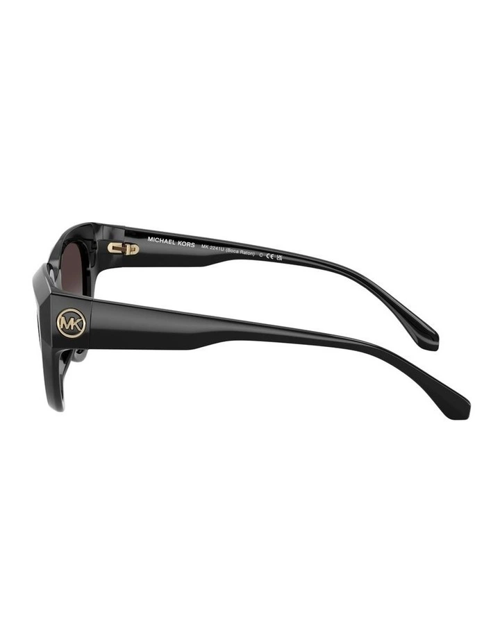Boca Raton Injected Sunglasses in Black image 2