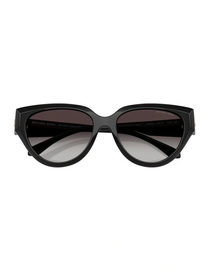 Boca Raton Injected Sunglasses in Black image 4