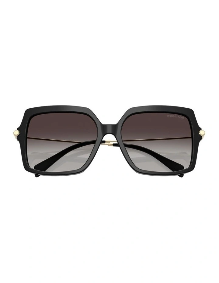 Quogue Acetate Sunglasses in Black image 3