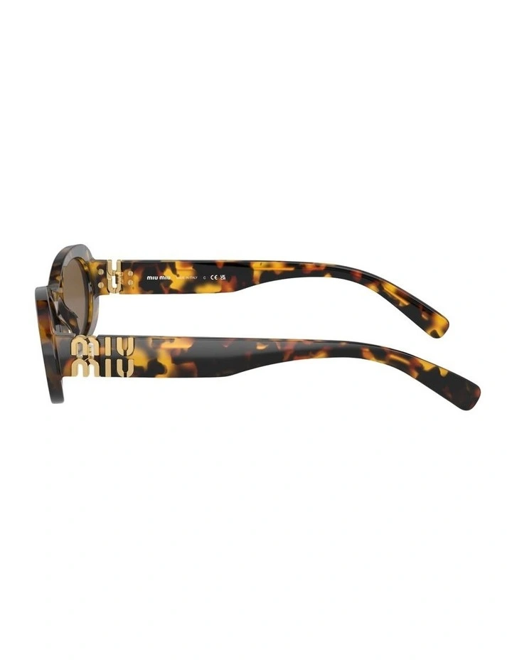 Acetate Sunglasses MU 06ZS in Tortoise image 3