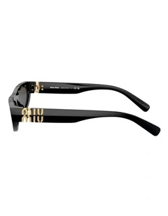 Miu Miu MU 07ZS Acetate Sunglasses in Black