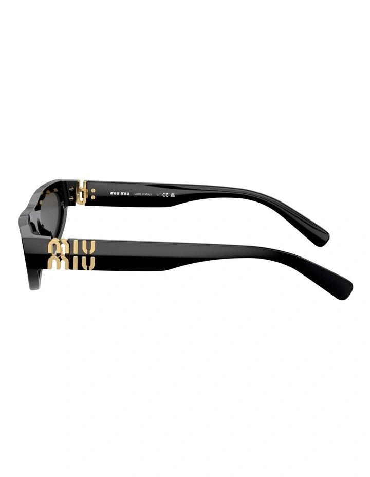 Miu Miu MU 07ZS Acetate Sunglasses in Black image 1