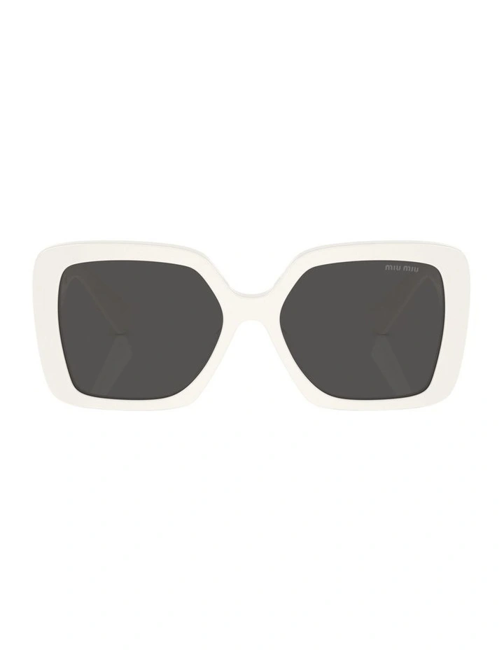 Acetate Sunglasses MU 10YS in White image 1