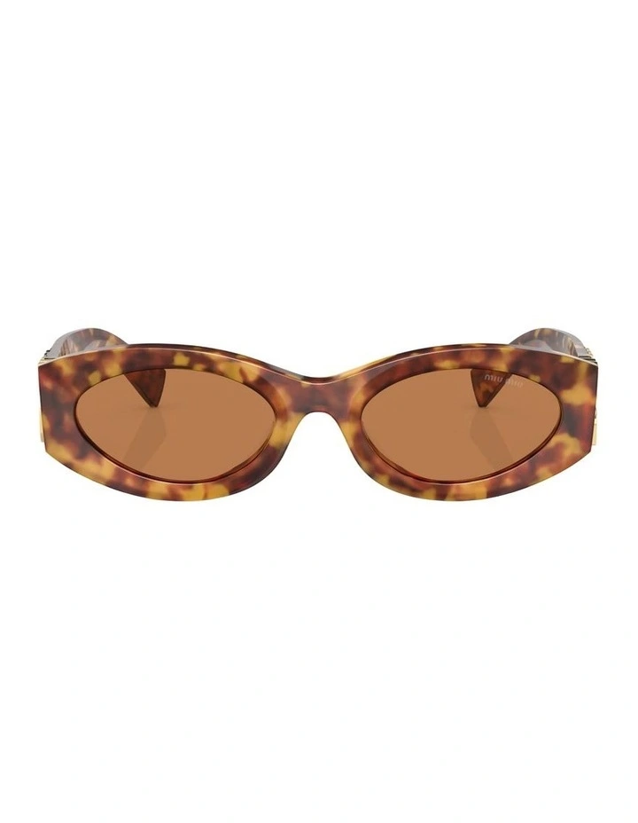 Acetate MU 11WS Sunglasses in Tortoise image 2