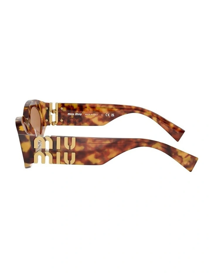 Acetate MU 11WS Sunglasses in Tortoise image 3