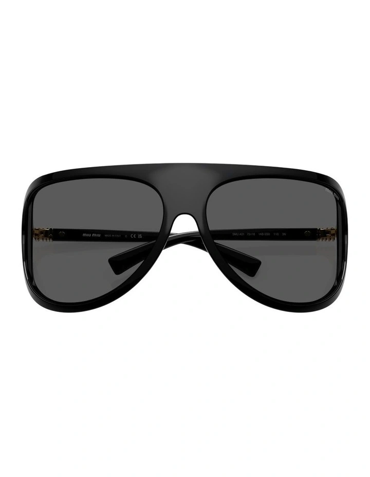 Injected Sunglasses in Black image 4