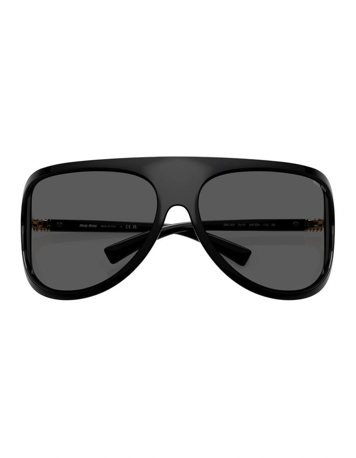 Injected Sunglasses in Black image 5