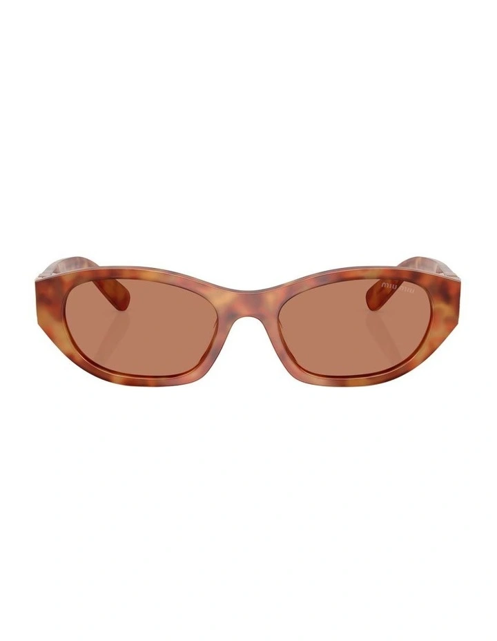 Acetate Sunglasses in Brown image 2