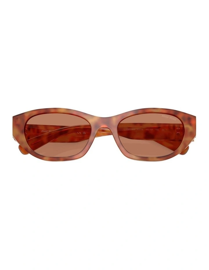 Acetate Sunglasses in Brown image 4