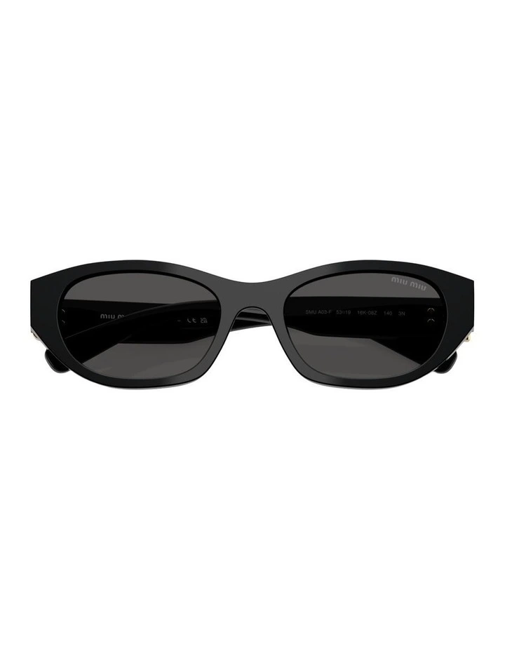 Acetate Sunglasses in Black image 3