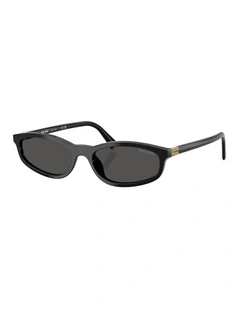 Acetate Sunglasses in Black