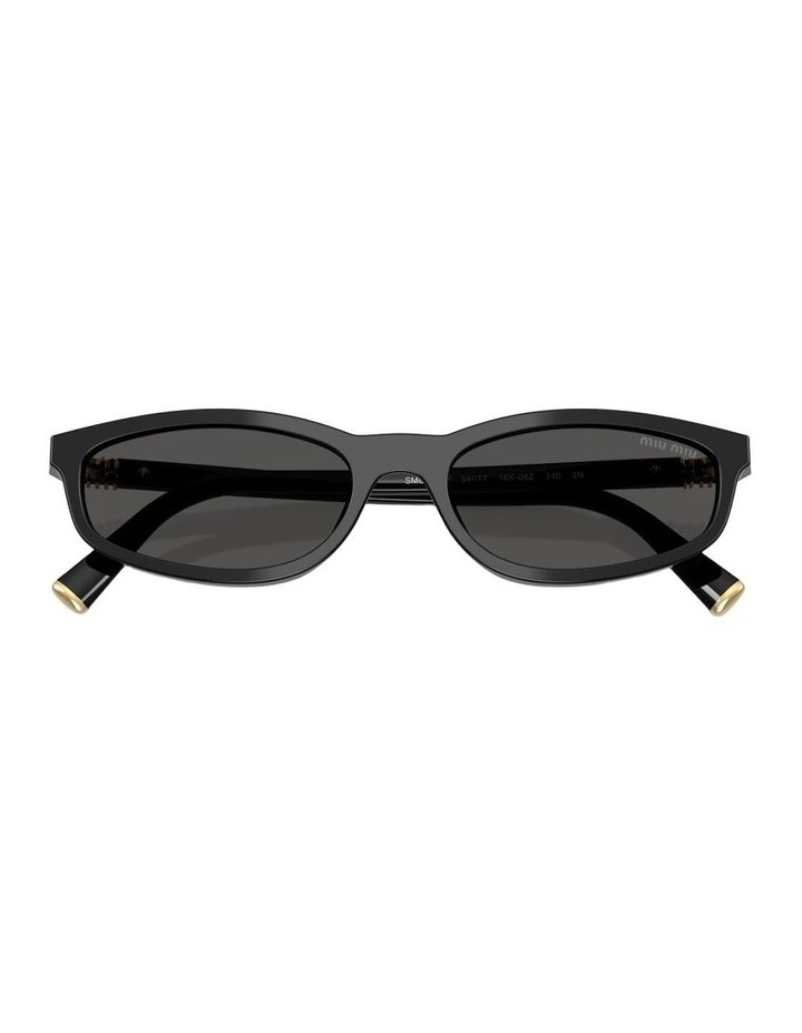 Acetate Sunglasses in Black image 4