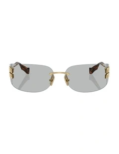 Metal Sunglasses in Gold