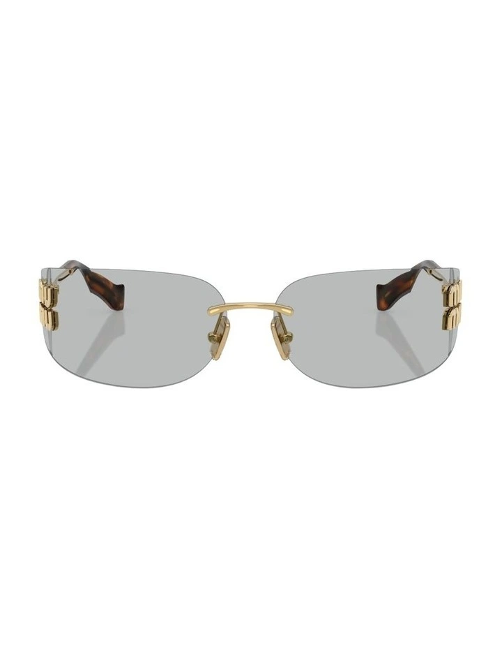 Metal Sunglasses in Gold image 1