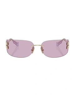 Metal Sunglasses in Gold
