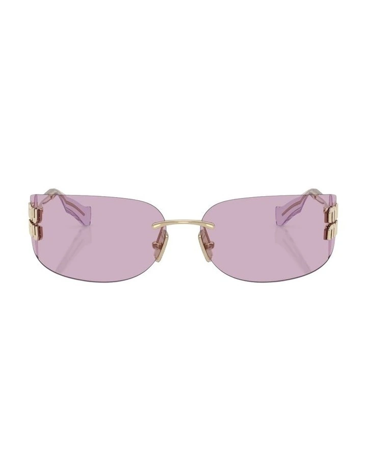 Metal Sunglasses in Gold image 1
