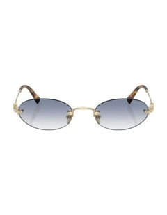 Metal Sunglasses in Gold