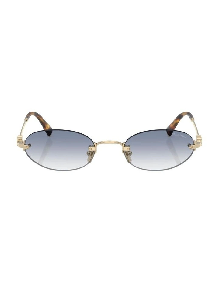 Metal Sunglasses in Gold image 1
