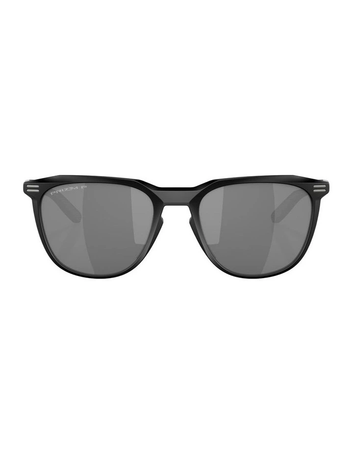 Thurso (Low Bridge Fit) O-matter Polarised Sunglasses in Black image 1