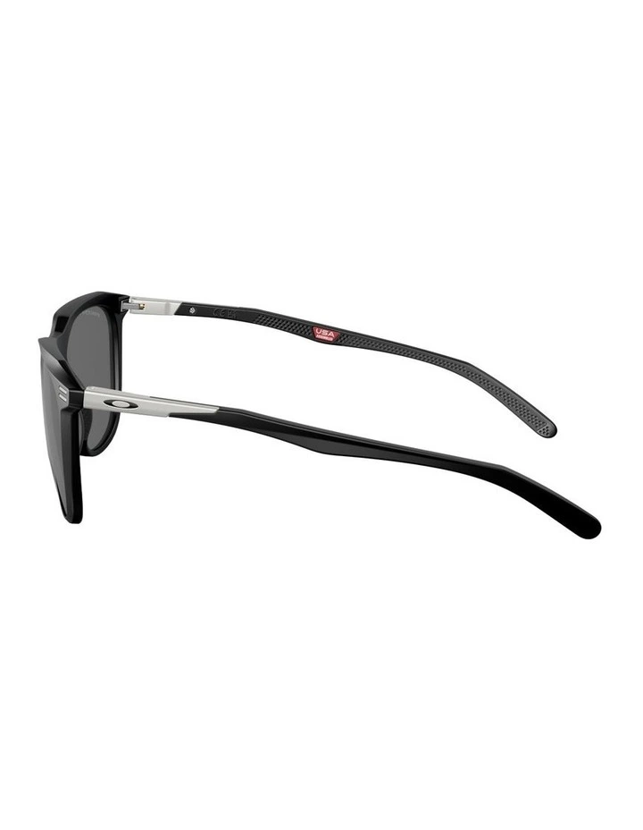 Thurso (Low Bridge Fit) O-matter Polarised Sunglasses in Black image 2