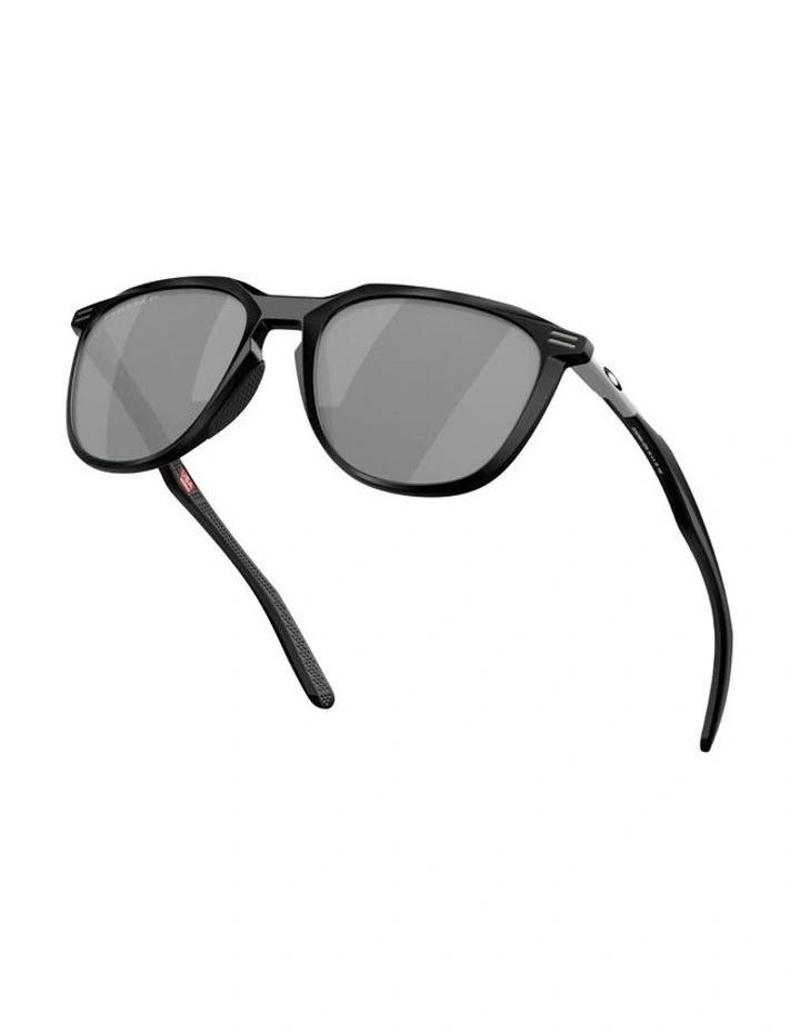 Thurso (Low Bridge Fit) O-matter Polarised Sunglasses in Black image 3